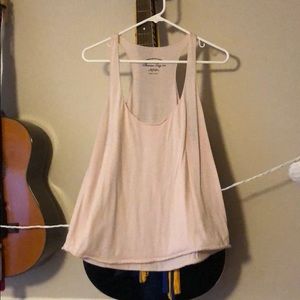 Pink racer back tank